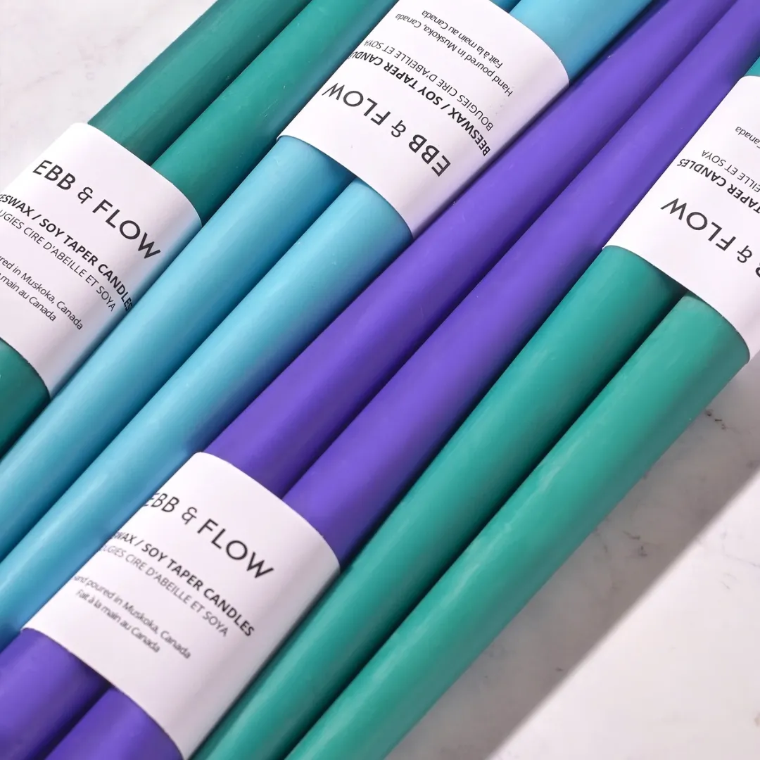 Beeswax/Soy Taper Candles | Set of 6