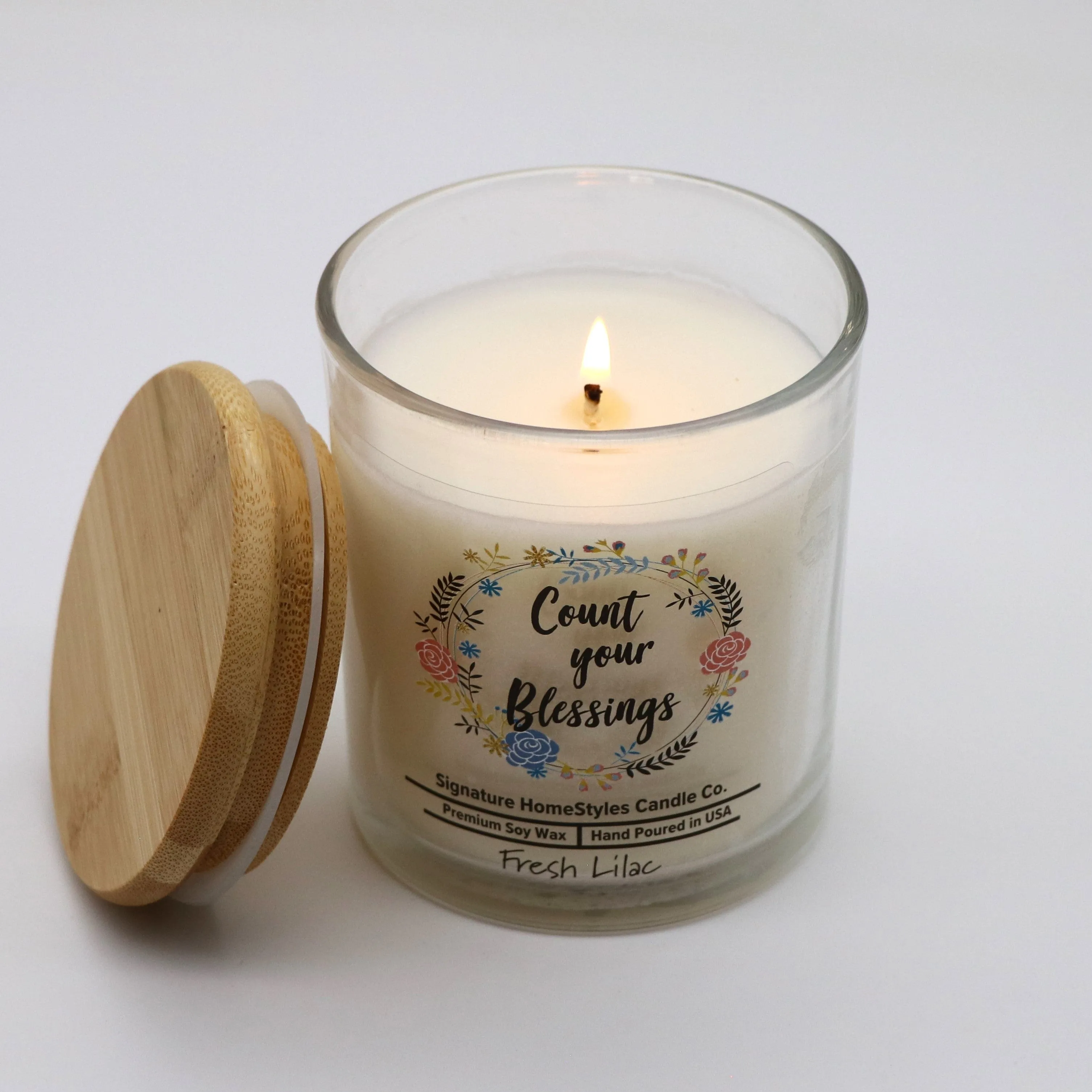 Blessings Fresh Lilac Soy Candle