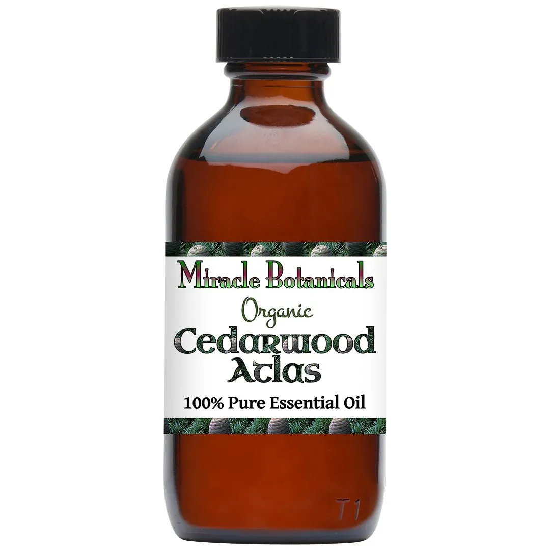 Cedarwood Atlas Essential Oil - Organic (Cedrus Atlantica)