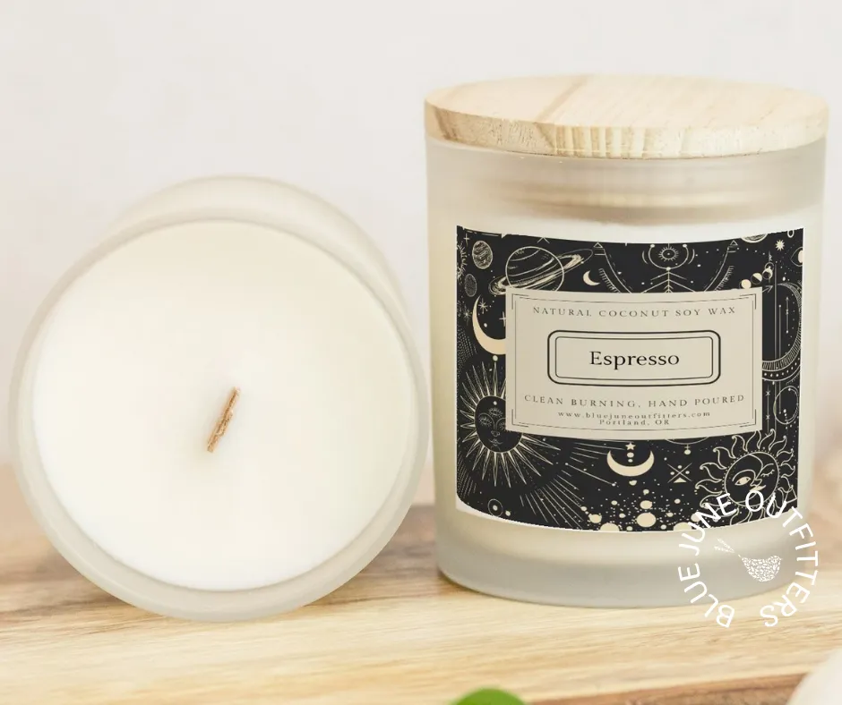 Celestial Candle | Espresso Scented Wood Wick Candle