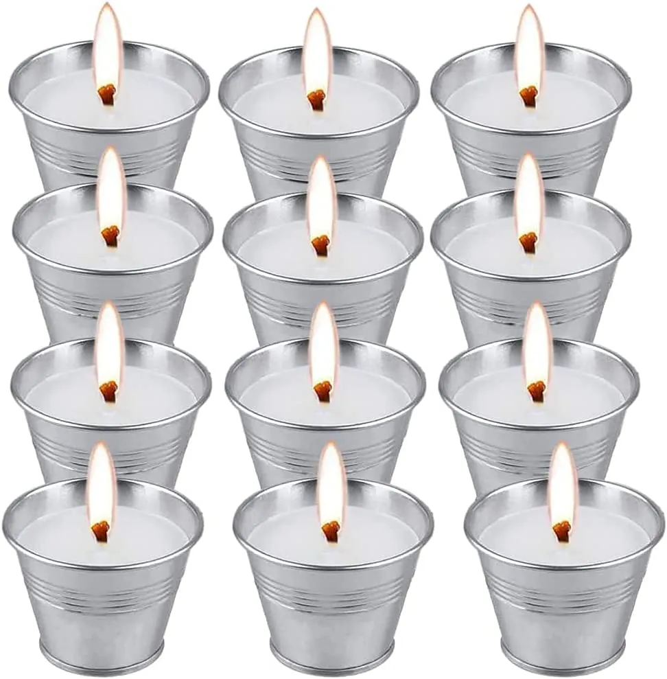 Citronella Candles Outdoor, SWCAMILA 12 Pack 2OZ