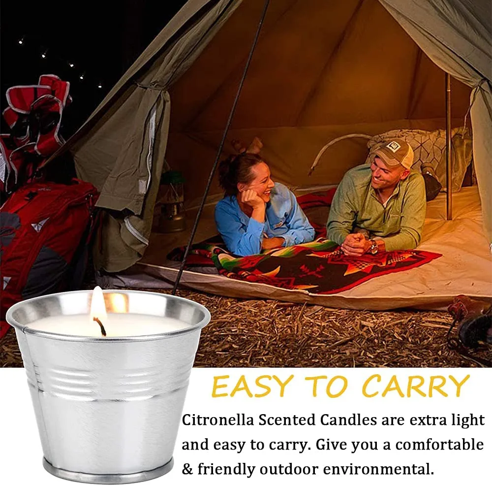 Citronella Candles Outdoor, SWCAMILA 12 Pack 2OZ