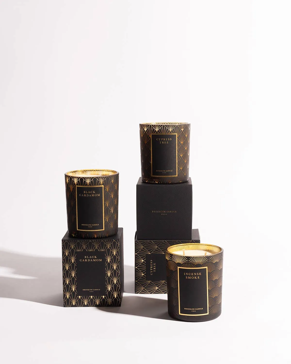 Cypress Tree Black Tie Holiday Candle