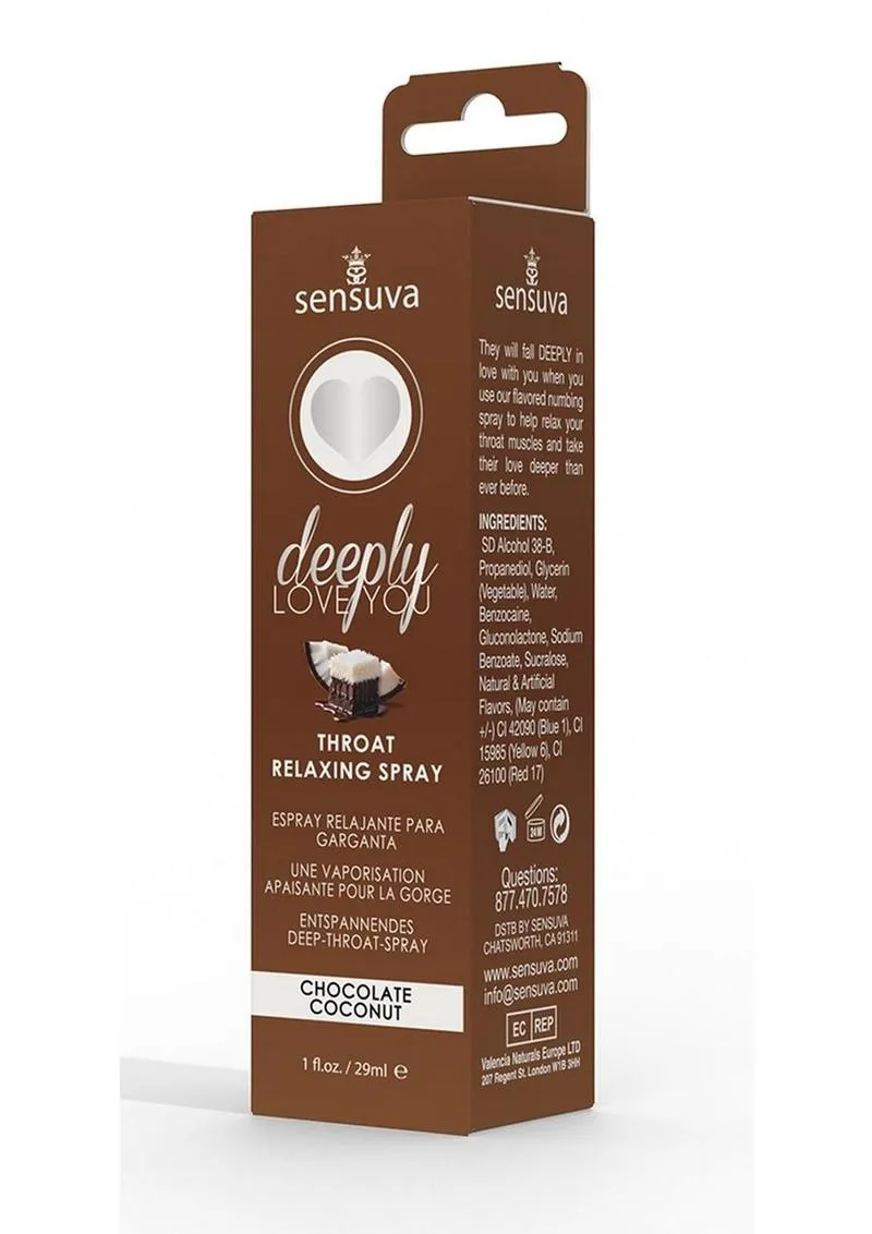 Deeply Love You Throat Relaxing Spray Chocolate Coconut