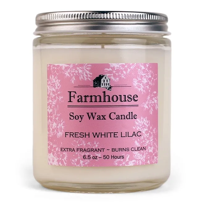 Farmhouse Candle - Fresh White Lilac