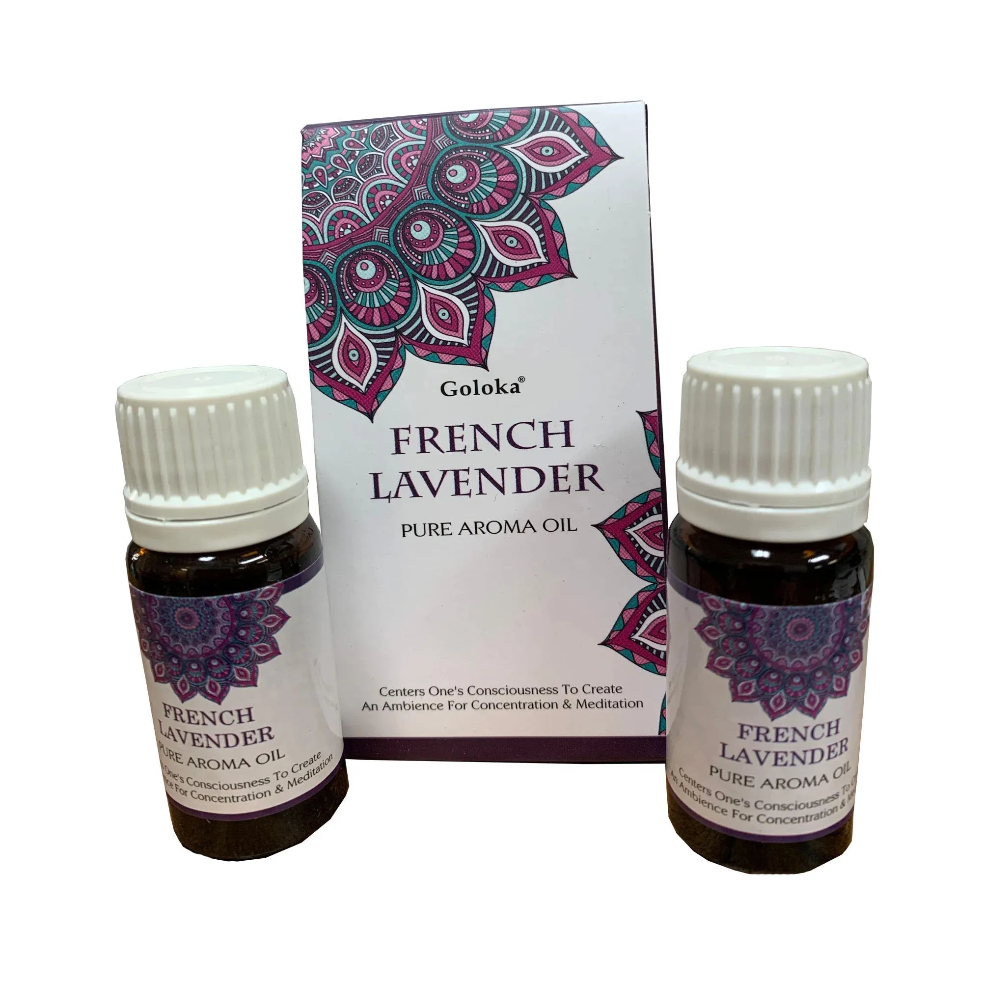 Goloka Fragrance Oil , Frank Incense, Jasmine, Sandalwood, Citronella, Sage, and Myrrh (10ML) SET OF 2 BOTTLES