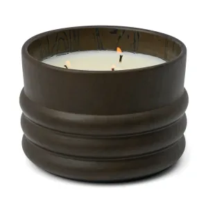 Grain 12oz Wood Ceramic Candle