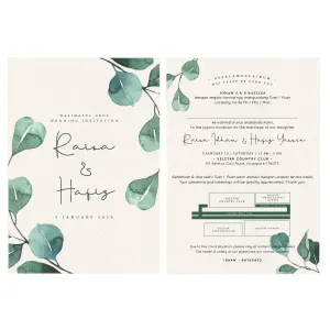Invitation Card : Eucalyptus A