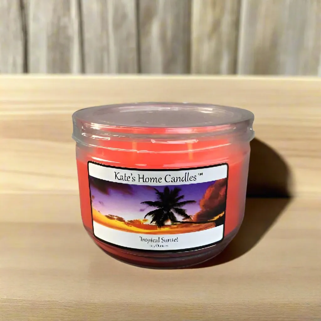 Kate's Home Tropical Sunset Scented Soy Candle - 11.5ounces