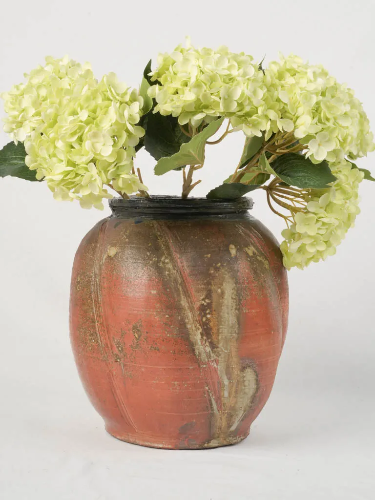 Large Vintage Woodfired Stoneware Vase by Josephte Grange-Sarles 12¼"