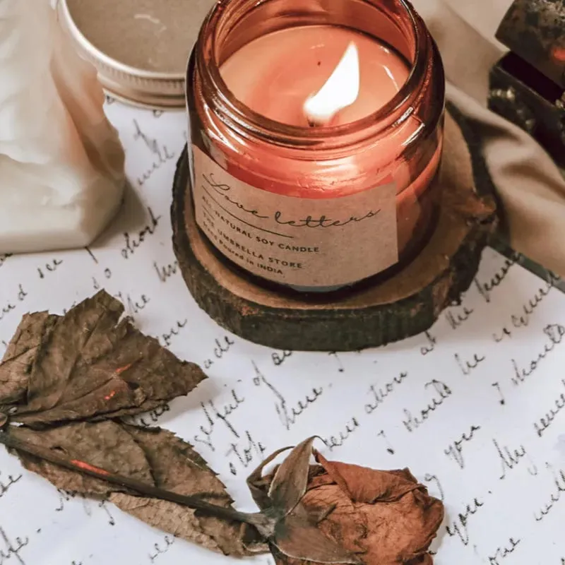 Love letters Scented Candle | Single | 6.1 x 6.9 cm / 2.4 x 2.7 inches