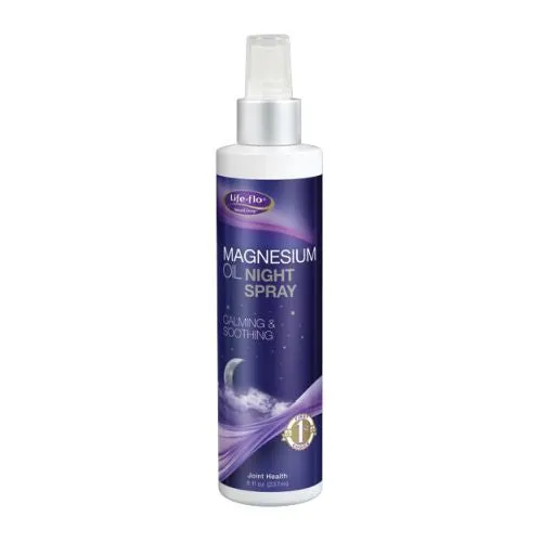 Magnesium Oil Night Spray Lavender 8 oz By Life-Flo