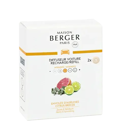 Maison Berger - Anti Odour Car Diffuser Refill - Citrus Breeze