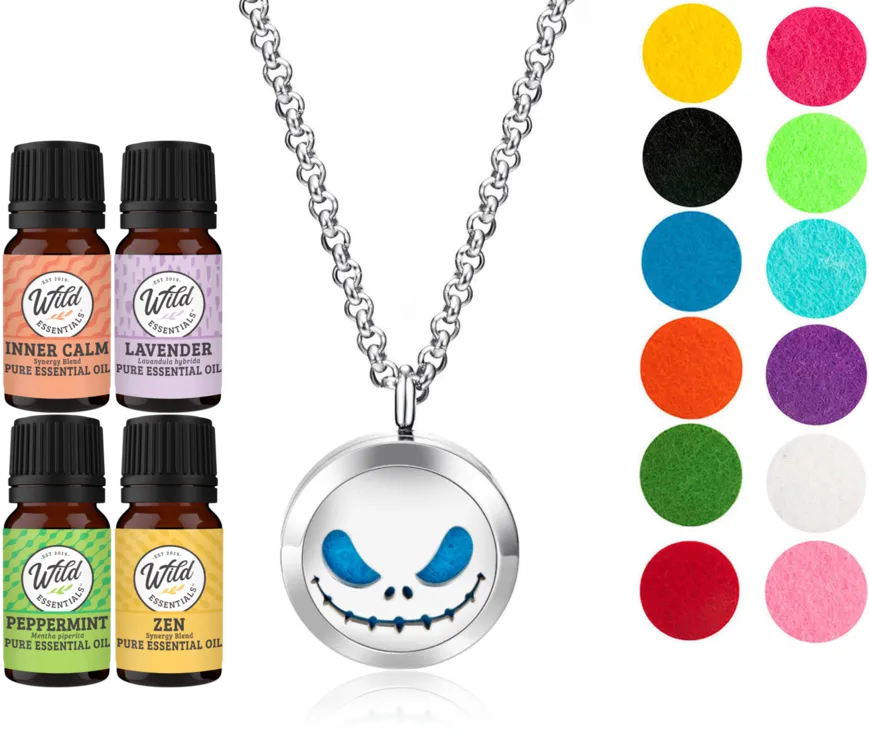 Necklace Diffusers With Oils JACK SKULLINGTON
