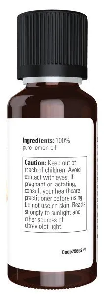 Now Foods Lemon Oil 1 oz EssOil
