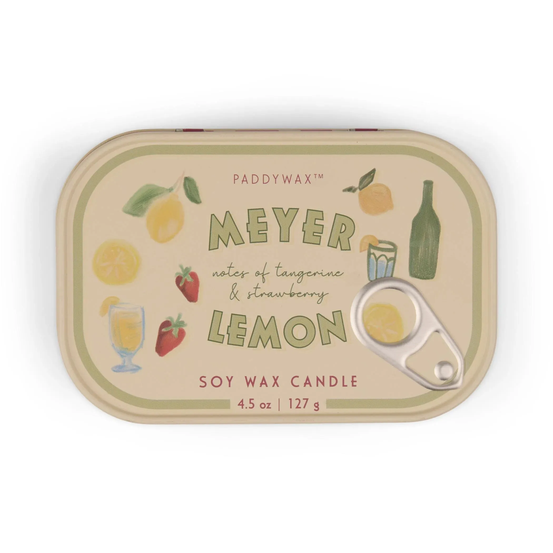 Paddywax Bistro Candle Meyer Lemon 8oz/4.5oz
