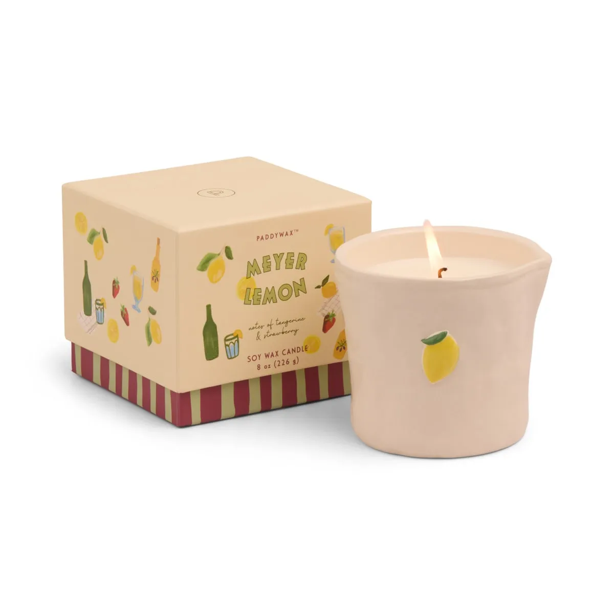 Paddywax Bistro Candle Meyer Lemon 8oz/4.5oz