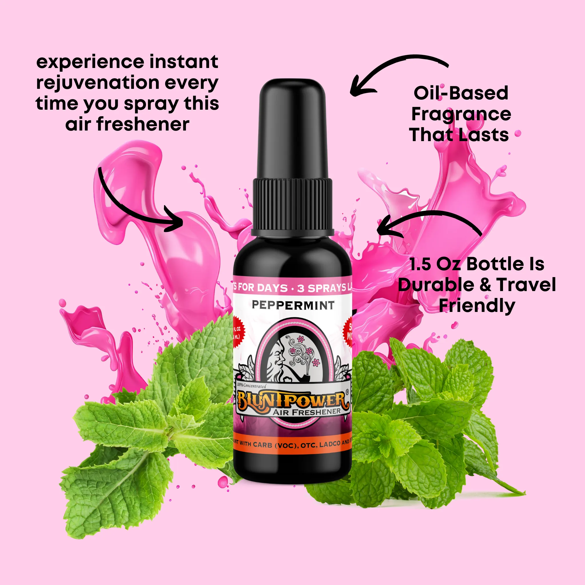 Peppermint Air Freshener Spray