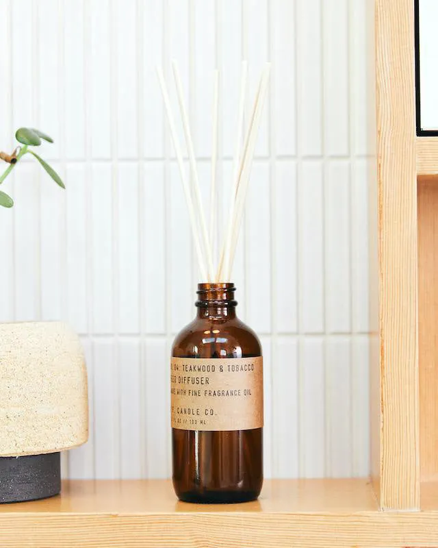 P.F. Candle Co. Reed Diffuser - Teakwood & Tobacco
