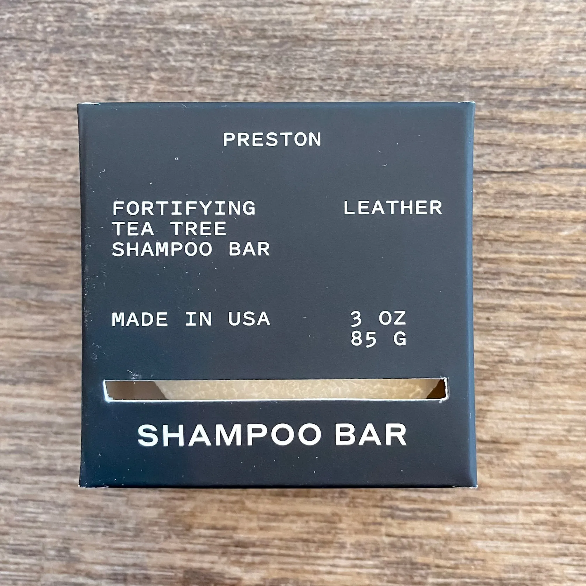 Preston Shampoo Bar Leather