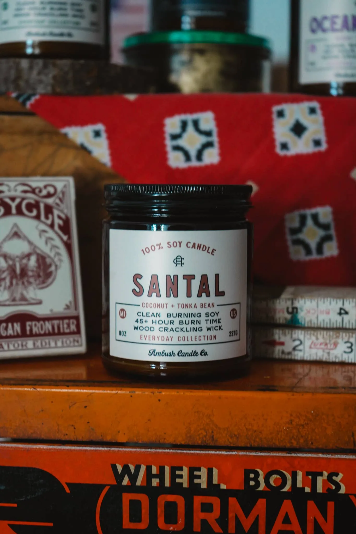 Santal | Coconut   Tonka Bean 8oz Soy Candle