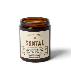 Santal | Coconut   Tonka Bean 8oz Soy Candle