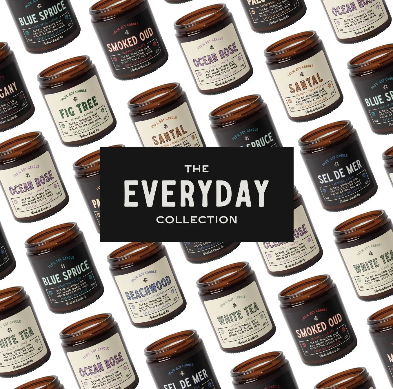 Santal | Coconut   Tonka Bean 8oz Soy Candle