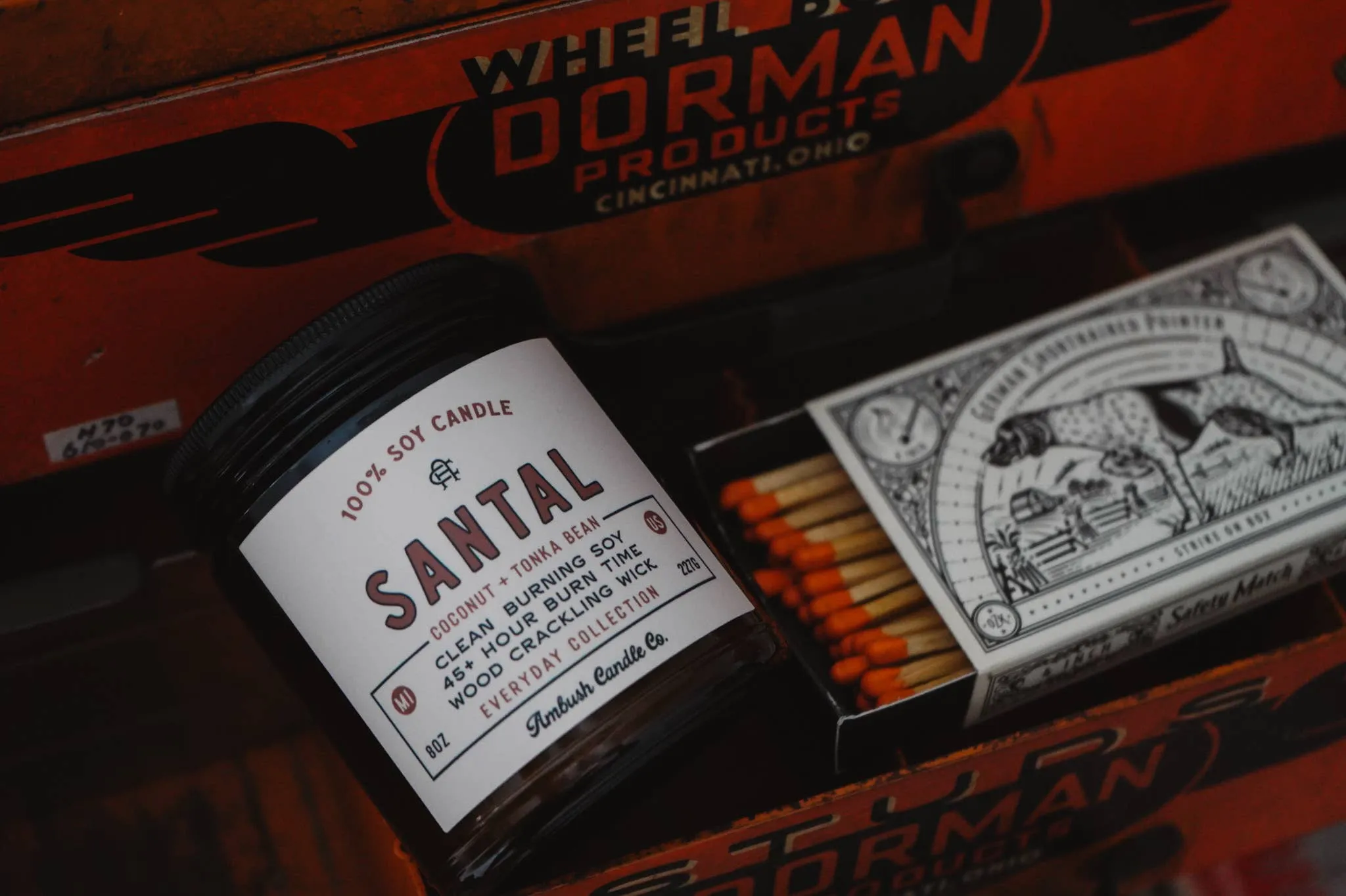 Santal | Coconut   Tonka Bean 8oz Soy Candle