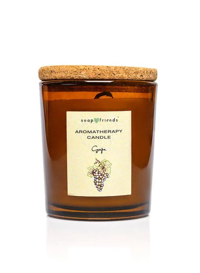 Soap&Friends Grape Essence Aromatherapy Candle for Tranquility and Balance, 230 ml