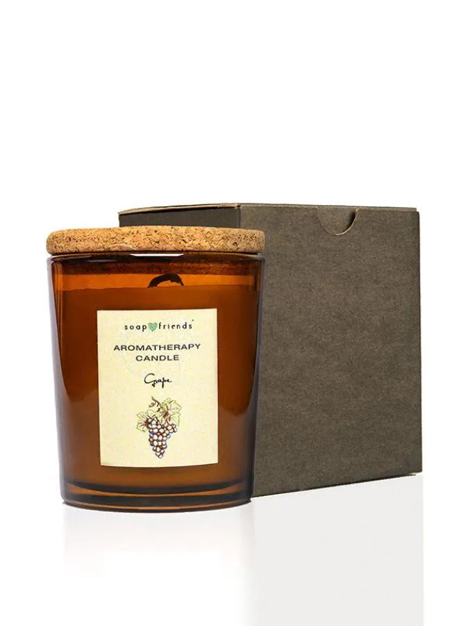 Soap&Friends Grape Essence Aromatherapy Candle for Tranquility and Balance, 230 ml