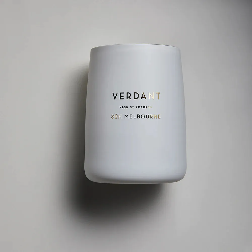 SoH White Matte Candle 350g - Verdant