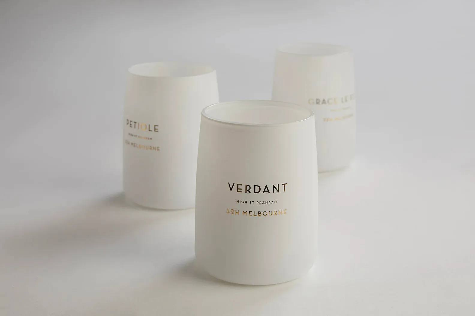 SoH White Matte Candle 350g - Verdant