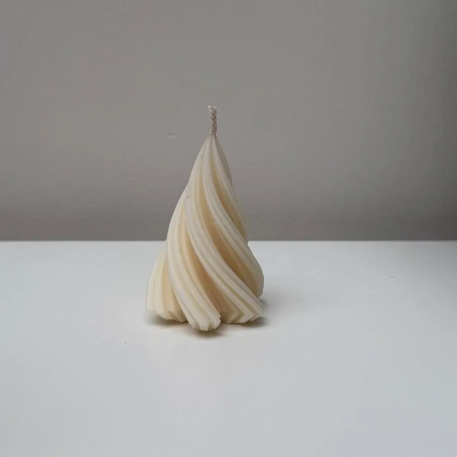 Twirl Christmas Tree Candles