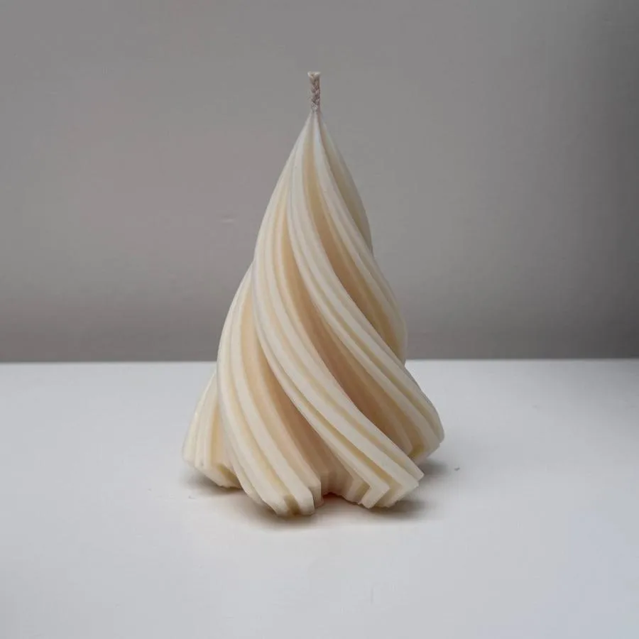 Twirl Christmas Tree Candles