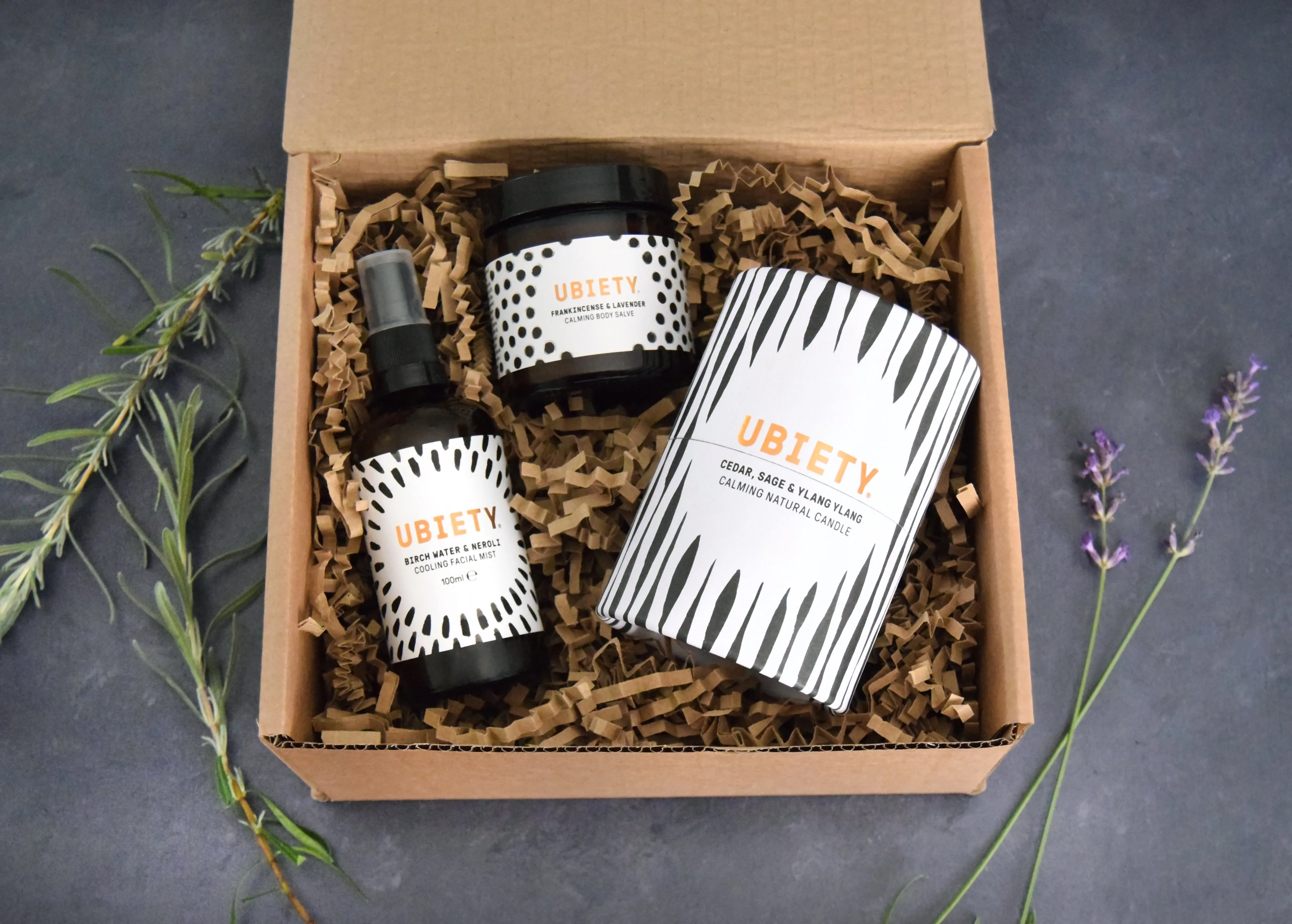 'Uplift Me' Gift Box | Mist, Body Salve & Candle