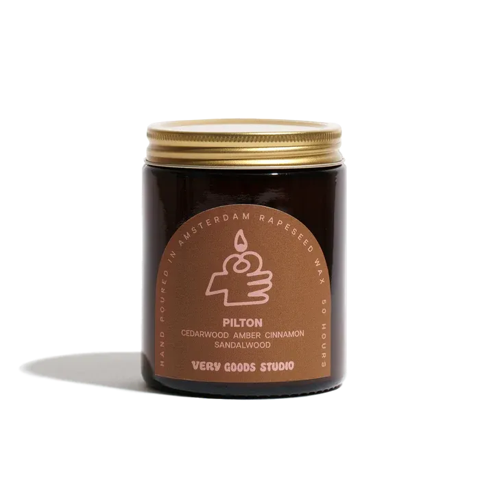 Very Goods Studio Amber Glass Candles - Pilton