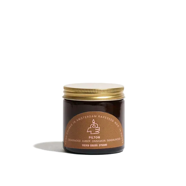 Very Goods Studio Amber Glass Candles - Pilton