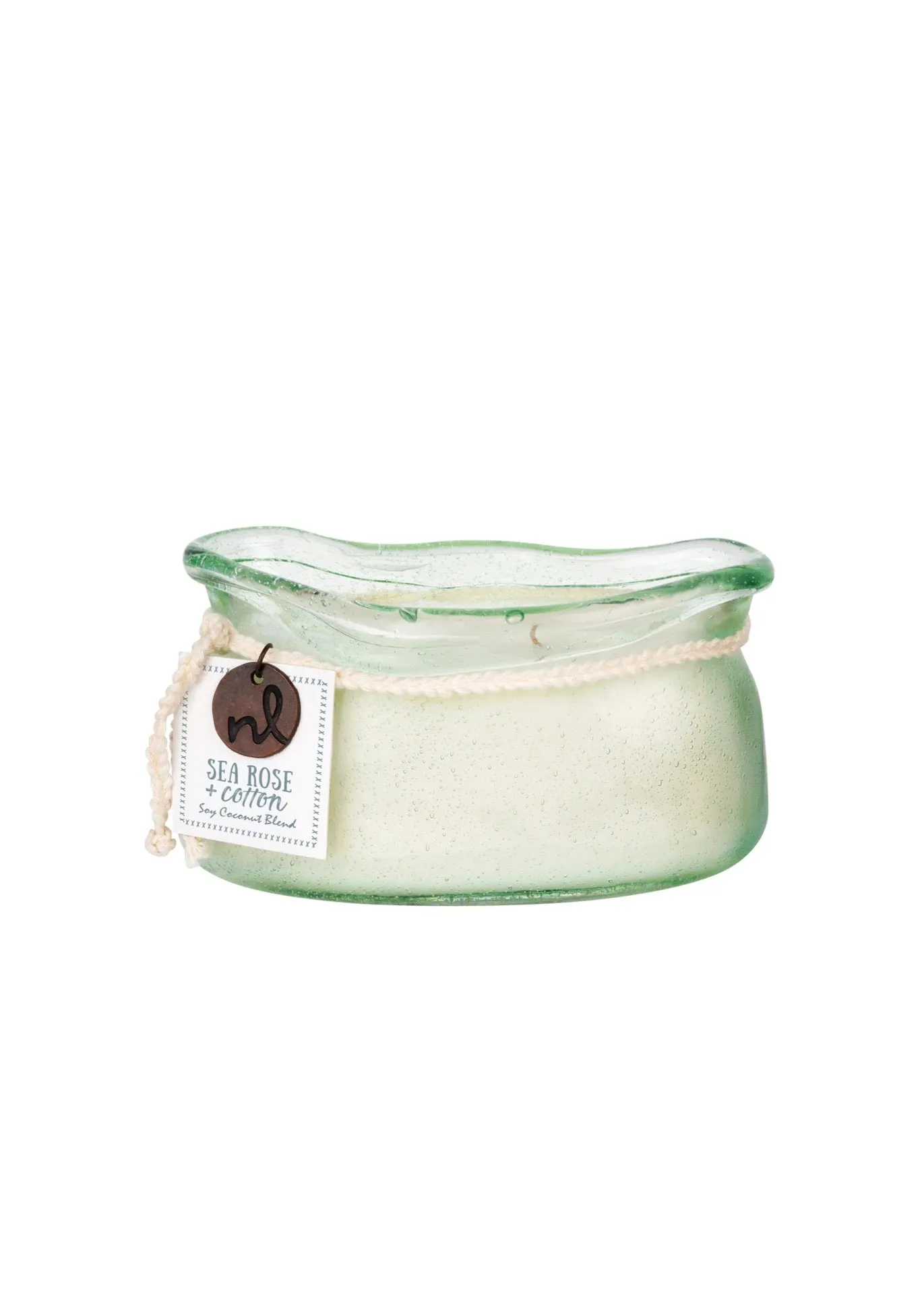 Windward Candle in Handblown Glass